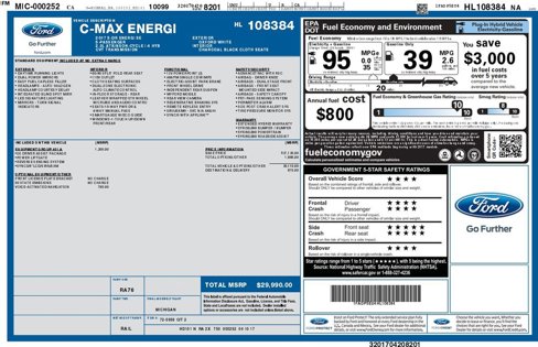 Used 2017 Ford C-MAX Energi SE w/ Equipment Group 401A image 4