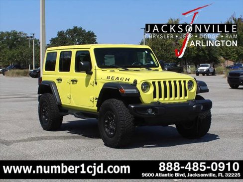 Certified 2022 Jeep Wrangler Unlimited Sport w/ Xtreme Recon 35" Tire Package image 1