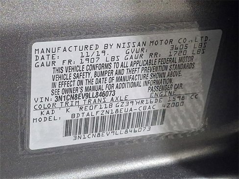 Used 2020 Nissan Versa SV image 25