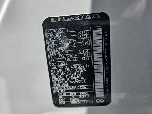 Certified 2024 INFINITI QX50 Luxe w/ Accent Package image 30