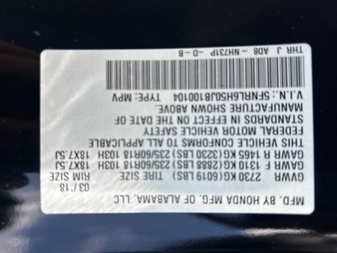 Used 2018 Honda Odyssey EX image 48