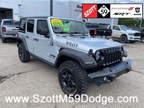 Used 2022 Jeep Wrangler Unlimited Sport image 1