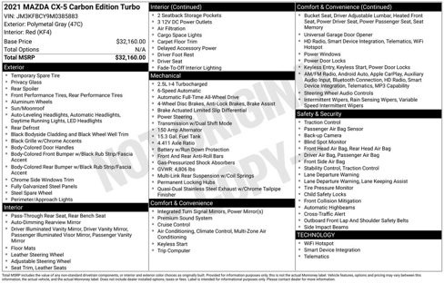 Used 2021 MAZDA CX-5 Carbon Edition image 4