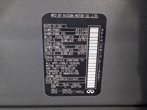 Used 2020 INFINITI QX50 Luxe w/ Navigation Package image 29