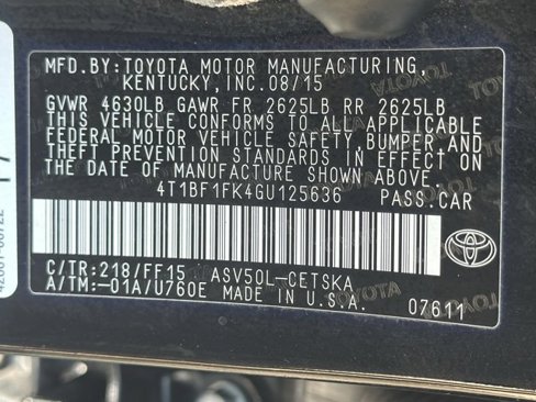 Used 2016 Toyota Camry SE image 24