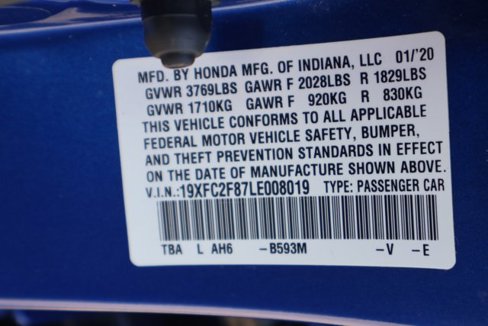 Used 2020 Honda Civic Sport image 25