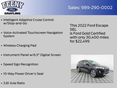 Certified 2022 Ford Escape SEL w/ Technology Package image 13