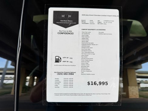 Used 2020 Jeep Grand Cherokee Limited X image 34