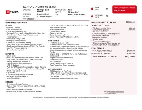 Used 2023 Toyota Camry SE image 33