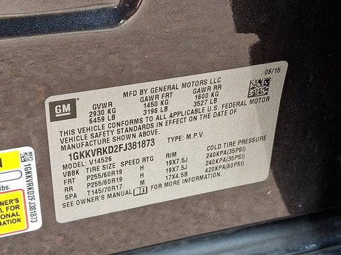 Used 2015 GMC Acadia SLT w/ Open Road Package image 27