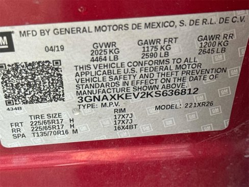 Certified 2019 Chevrolet Equinox LT image 16