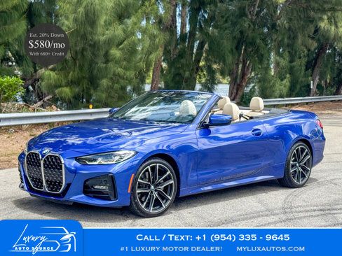 Used 2023 BMW 430i xDrive Convertible w/ M Sport Package image 1
