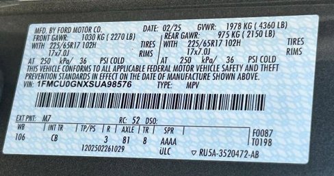 New 2025 Ford Escape Active image 25