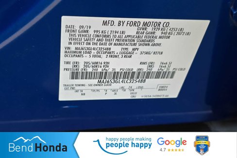 Used 2020 Ford EcoSport SE image 29