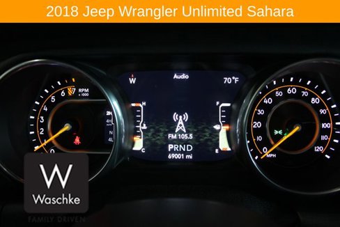Used 2018 Jeep Wrangler Unlimited Sahara image 43
