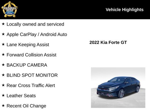 Used 2022 Kia Forte GT w/ GT Technology Package image 2