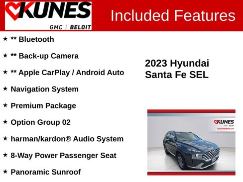 Used 2023 Hyundai Santa Fe SEL w/ Premium Package image 2