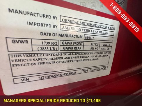 Used 2017 Chevrolet Cruze LT image 28