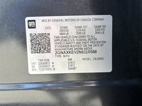 Certified 2022 Chevrolet Equinox LT image 35