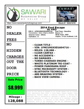 Used 2014 Ford Escape SE image 26