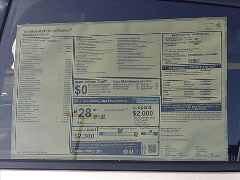 Used 2025 BMW X2 xDrive28i w/ Technology Package image 19