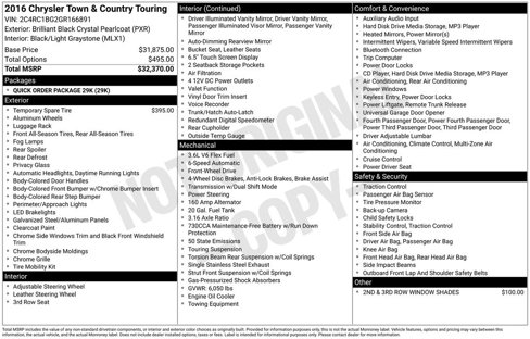 Used 2016 Chrysler Town & Country Touring image 4
