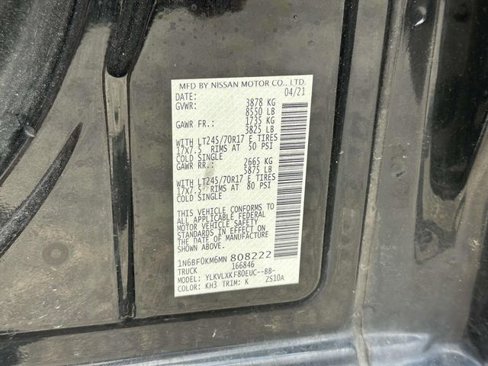 Used 2021 Nissan NV 1500 SV image 12