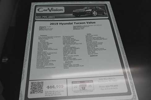 Used 2019 Hyundai Tucson Value w/ Cargo Package image 38
