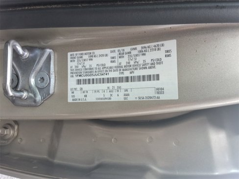 Used 2018 Ford Escape SE w/ SE Sync 3 Package image 10
