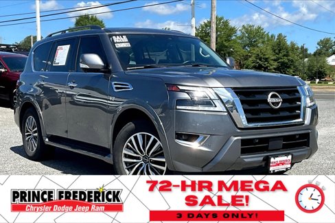 Used 2021 Nissan Armada SL w/ Captain's Chairs Package image 1