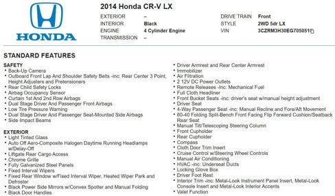 Used 2014 Honda CR-V LX image 17