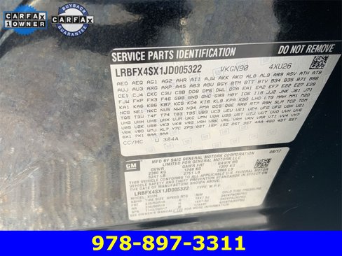 Certified 2018 Buick Envision Premium w/ Driver Confidence Package image 34