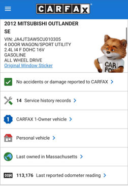 Used 2012 Mitsubishi Outlander SE image 9