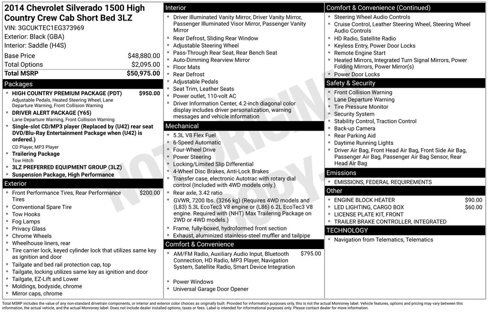 Used 2014 Chevrolet Silverado 1500 High Country w/ High Country Premium Package image 4