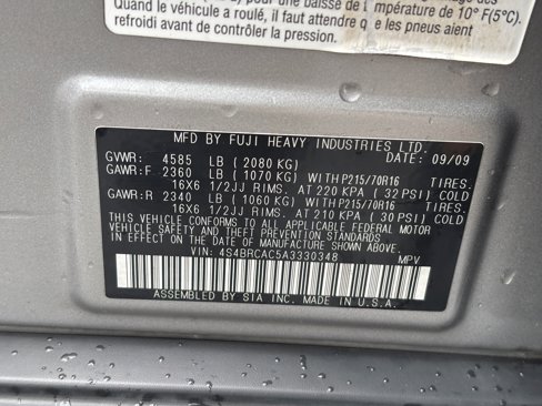 Used 2010 Subaru Outback 2.5i image 23