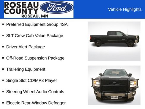 Used 2014 GMC Sierra 1500 SLT w/ SLT Crew Cab Value Package image 33