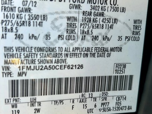 Used 2012 Ford Expedition Limited image 33