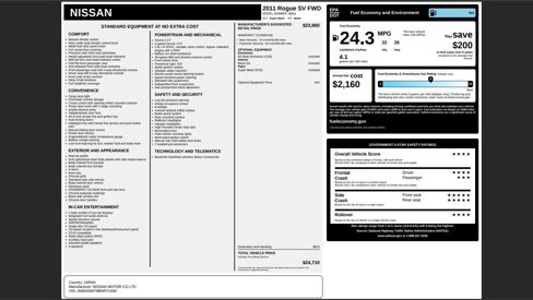 Used 2011 Nissan Rogue SV w/ SL Pkg image 27