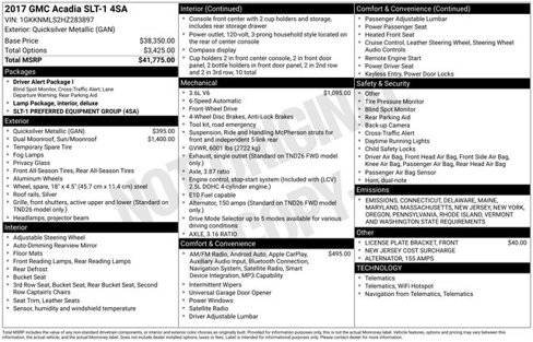 Used 2017 GMC Acadia SLT image 34
