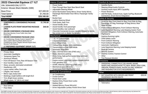 Used 2022 Chevrolet Equinox LT image 12