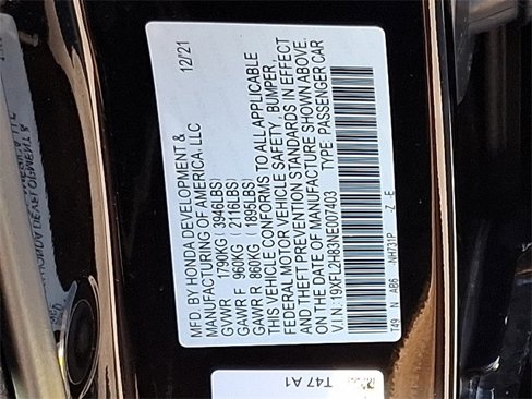 Used 2022 Honda Civic Sport image 26