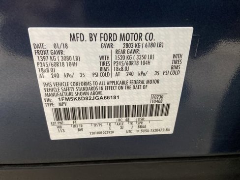 Used 2018 Ford Explorer XLT w/ Equipment Group 202A image 37