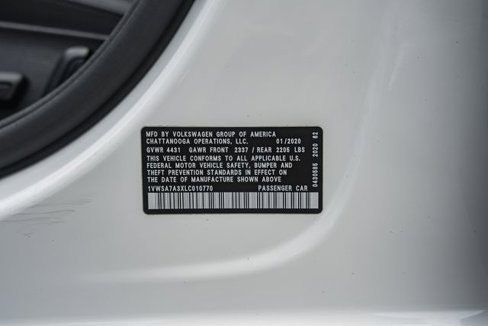 Used 2020 Volkswagen Passat 2.0T SE image 36