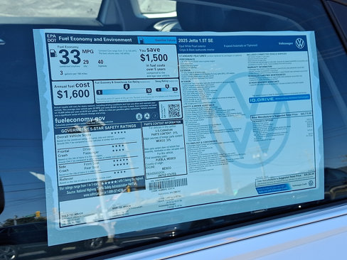New 2025 Volkswagen Jetta SE image 12