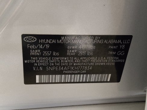 Used 2019 Hyundai Sonata SEL image 33