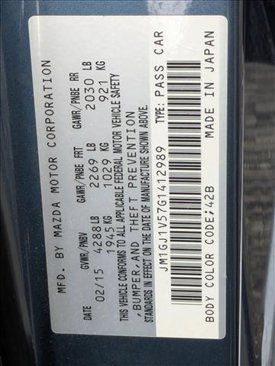 Used 2016 MAZDA MAZDA6 Touring image 23