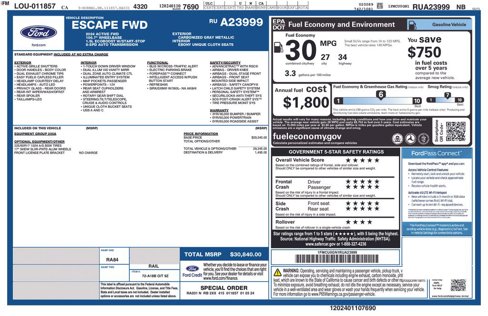 Used 2024 Ford Escape Active image 3