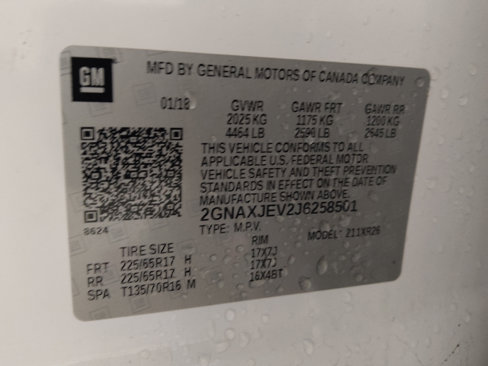 Used 2018 Chevrolet Equinox LT image 33