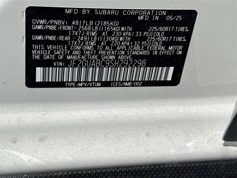 New 2025 Subaru Crosstrek 2.0i image 28