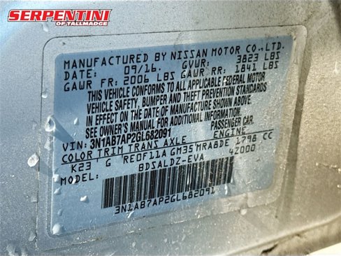 Used 2016 Nissan Sentra SV image 27